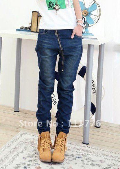 Free Shipping by china post air mail For S-XXXL Jeans For Women 2012; MOQ: 1PCS !