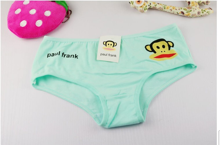 Free shipping by DHL 1200pcs Lovely cotton big mouth cartoon women's underwear lovely cotton ladies underwear wholesale