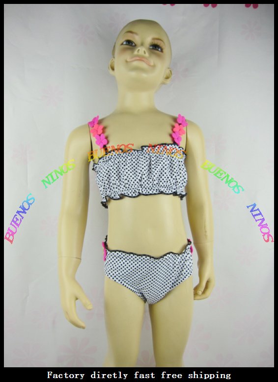 Free shipping by DHL  Fashion Baby Swimwear Baby Swimsuit Baby Girl lovely Beachwear+ Hat MOQ 20sets/lot