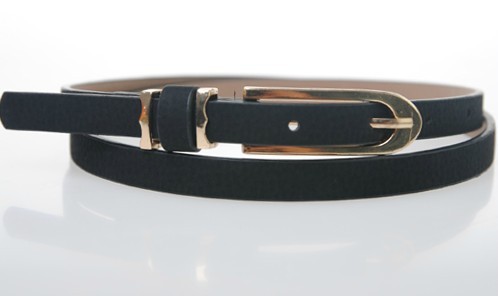 Free shipping by DHL Korean version of the new long buckle head layer leather of pigskin fine mixed belt BE002