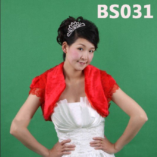 Free shipping by EMS,2011 HOT Lowest-price,Wholesale/Retail High Quality,Wedding Jacket/Stola/Wraps,Red Bridal Shawls  BS031