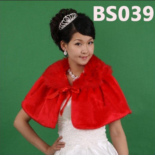 Free shipping by EMS,2011 HOT Lowest-price,Wholesale/Retail High Quality,Wedding Jacket/Stola/Wraps,Red Bridal Shawls  BS039