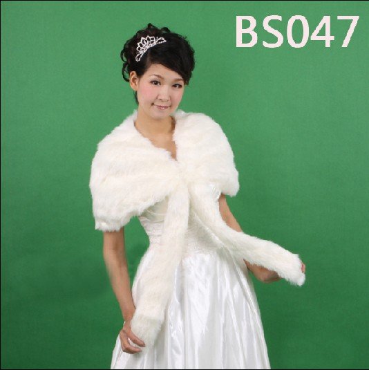 Free shipping by EMS,2011 HOT Lowest-price,Wholesale/Retail High Quality,Wedding Jacket/Stola/Wraps,White Bridal Shawls BS047