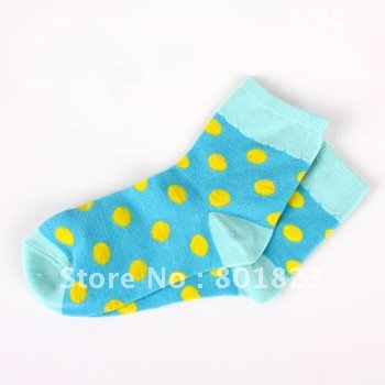 Free shipping by EMS-24pcs/lot,candy pot socks(color same as picture),best-selling