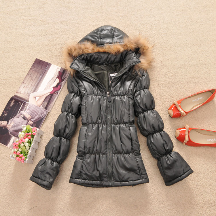 Free shipping! By14 2013 autumn and winter light 311 real fur hooded wadded jacket cotton-padded jacket outerwear - 0.47