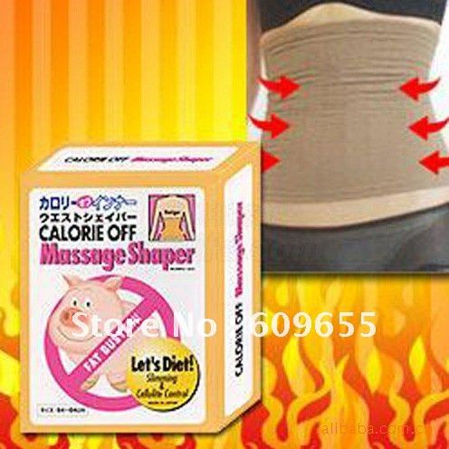 FREE SHIPPING Calorie off Slim Fat Slimming Diet Massage Shaper Weight Management For BodyShaper Buster  Waist Belt