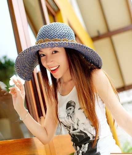 free shipping Campaigners strawhat large brim summer beach hat women's