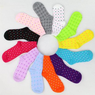 Free Shipping Candy Colors 100% Cotton Womens Fashion Low Cut Ankle Crew Slipper Socks