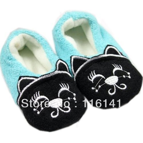 Free Shipping Cartoon cute non slip Socks Slipper Shoes Boots Warm and comfortable home shoes many colours