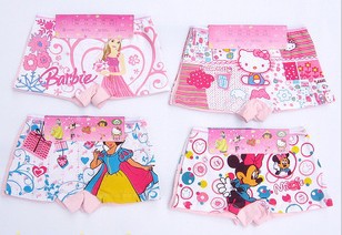 free shipping! Cartoon kids pants Children's cute cotton short underwear