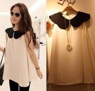 Free shipping casual cute preppy sleeveless mini dress for women