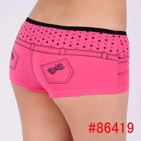 Free Shipping Cheap cotton boxer short hotboyleg stretched cotton hipster stock underwear    480pcs/lot