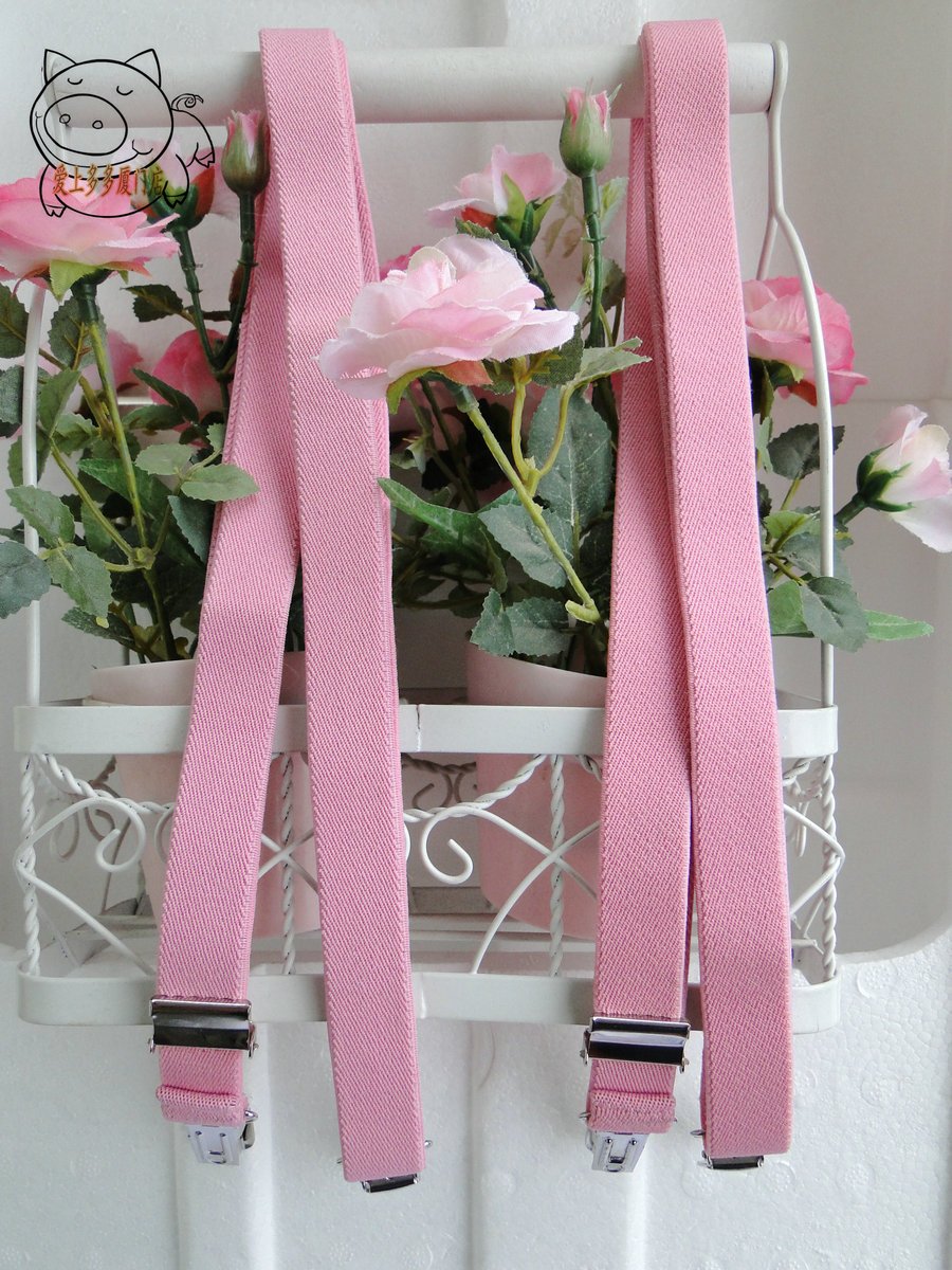 Free shipping chic thin satin finish suspenders 3/4 inch women suspenders skinny suspenders