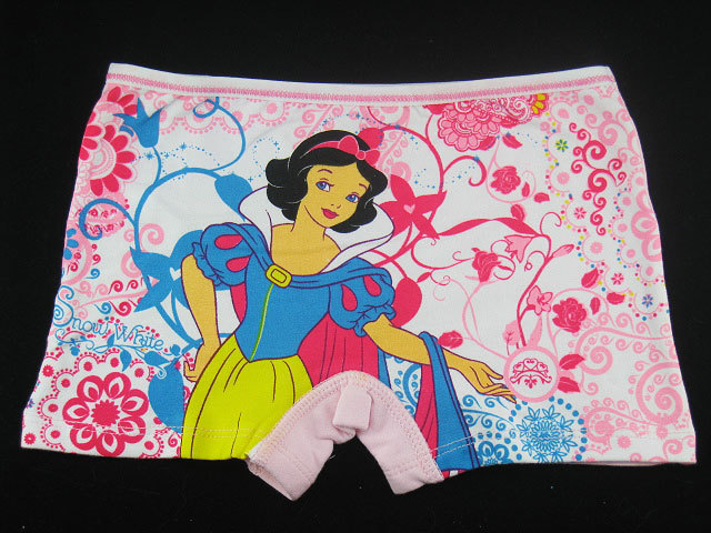 Free shipping Child panties female child trunk child cartoon 100% cotton baby panties