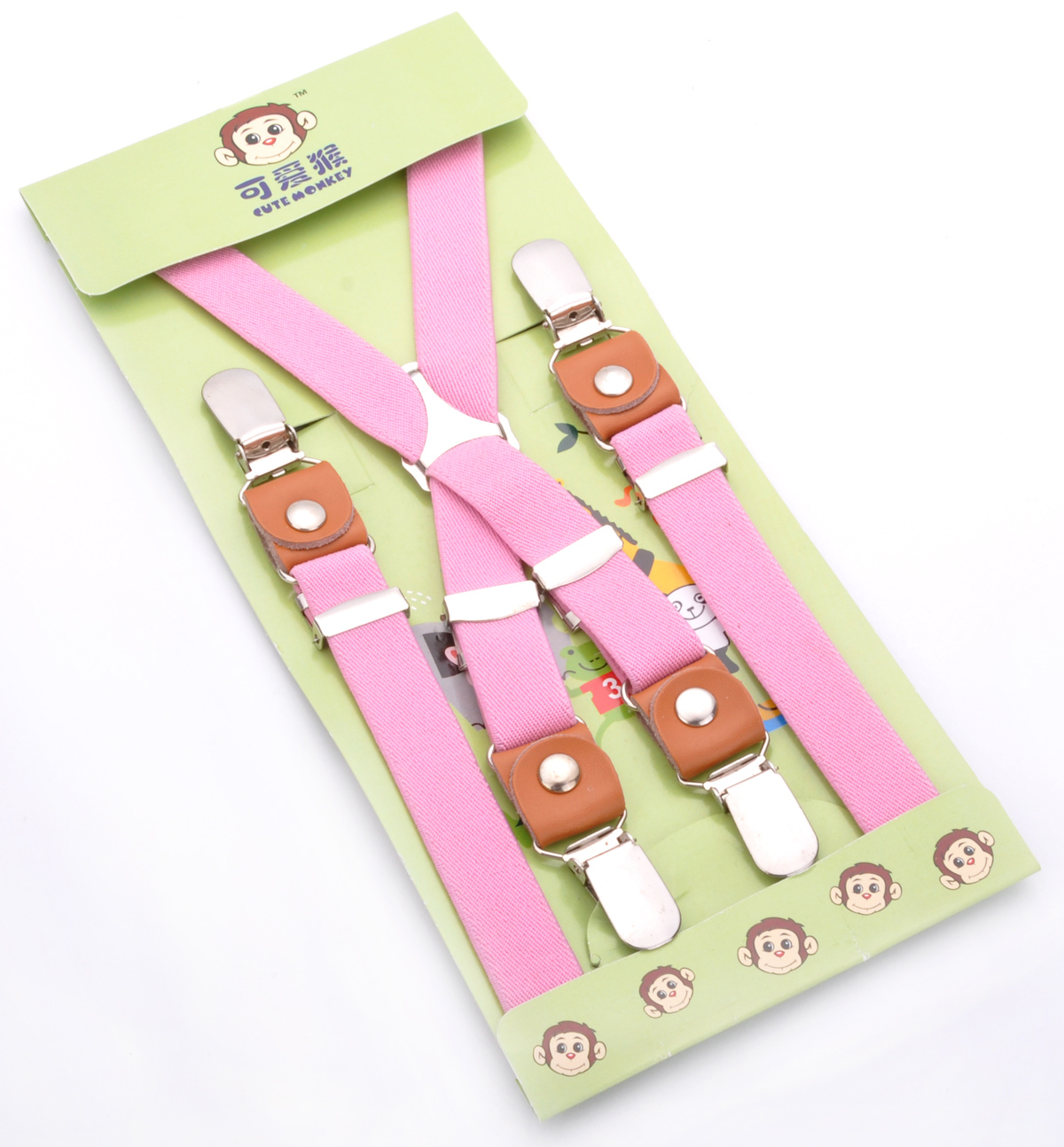 Free shipping Child suspenders clip material pink general clip cx4