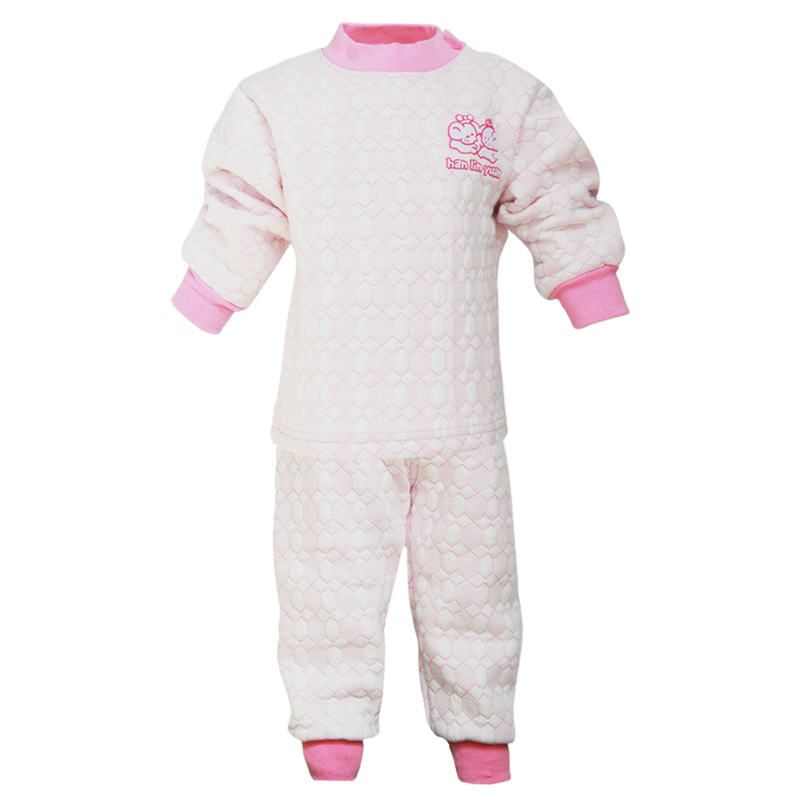 free shipping Child thermal underwear set baby thickening autumn and winter underwear male thickening thermal underwear set