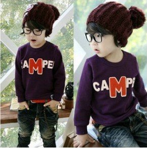 Free shipping Children baby letter pattern sweater 4pcs/lot girls boys spring autumn kids sweatshirts KT045