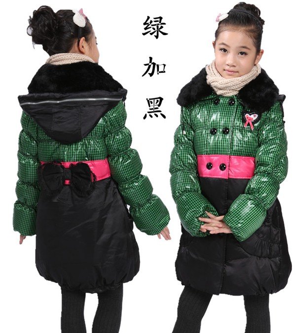 free shipping ! Children down jacket nyujhong big child lovely lady down jacket