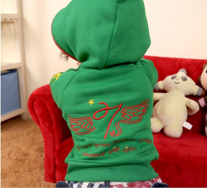 Free Shipping children hoodies sweatshirt for boys and girls outwear Autumn and Winter for 90cm to 130cm