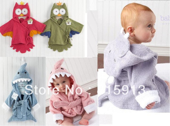 Free Shipping children 's bathrobe / bathrobe Children / bathrobes