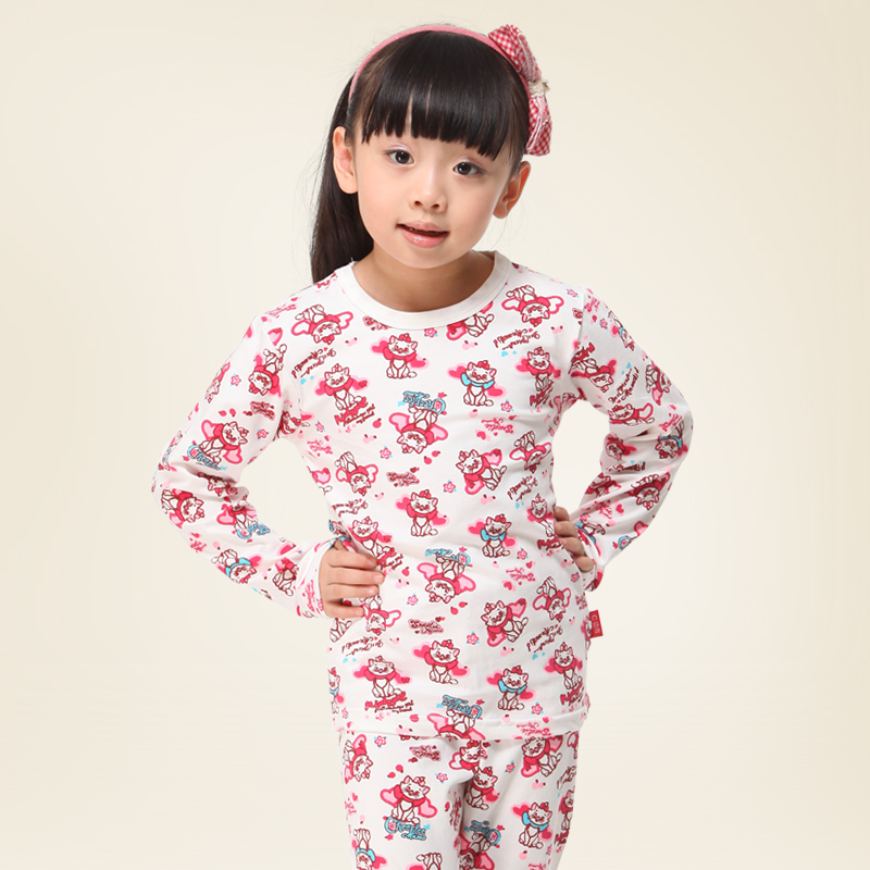 Free shipping Children's clothing 2012 autumn 100% cotton child fashion underwear female child lounge 2020