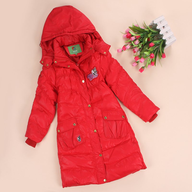 Free shipping Children's clothing child down coat female child 8607