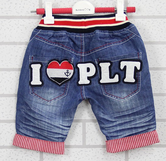 Free shipping children summer denim shorts for girls jeans child summer pants 100-140
