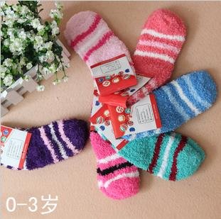 Free shipping Children Warm Terry Socks, Colorful Baby Socks BH-BS111