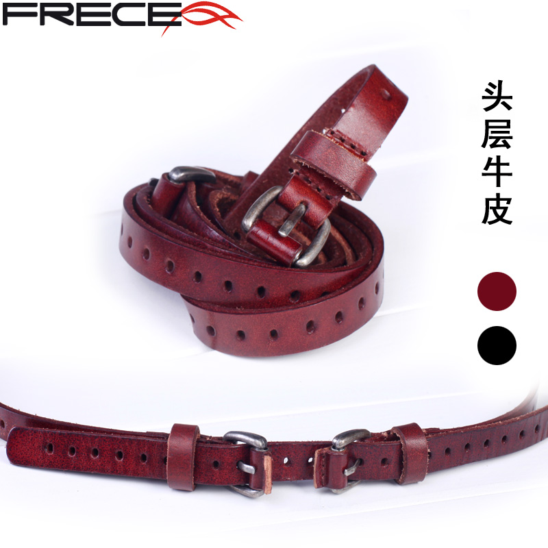 Free shipping christmas holiday sale  casual belt genuine leather belt for women fit to waist under 35(94cm) no need to punch