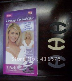 Free Shipping,cleavage bra control clip As Seen On TV for promotion( white, black, clear),20pack/lot