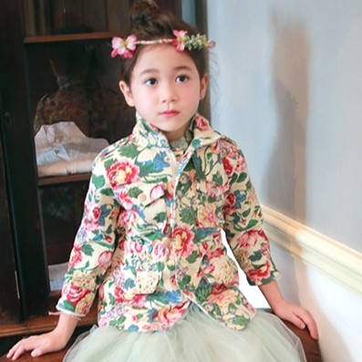 Free shipping Clothing children's clothing amber spring princess all-match outerwear trench 0131