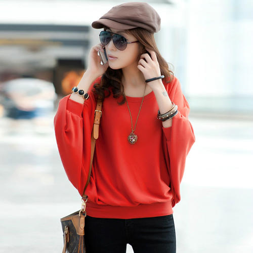 free shipping Clothing raider r0472 fashion batwing sleeve sweater 300g