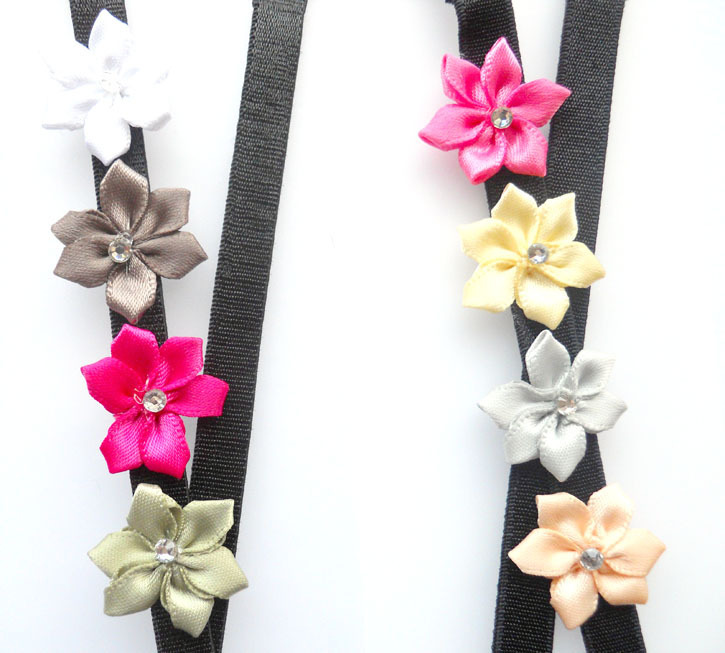 Free shipping Colorful candy summer hexagonal flower hanging neck shoulder strap underwear shoulder strap