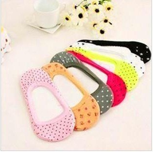 Free shipping colourful Polka dots socks 10 pieces / lot