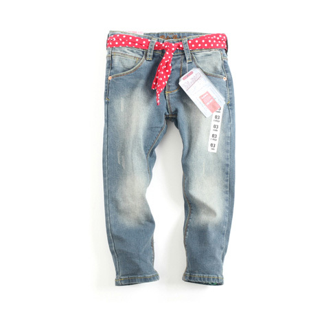 Free shipping comfortable and high quality wash joker high-end leisure fashion girl's jeans