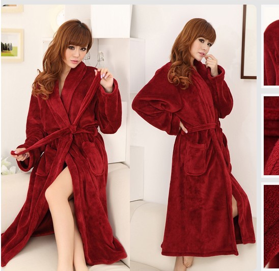 FREE SHIPPING Coral fleece pajamas leisure wear coral fleece bath robe pajamas wholesale