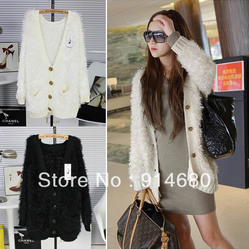 free shipping! Corea  Fashion women's  loose sweater  Two color Free size