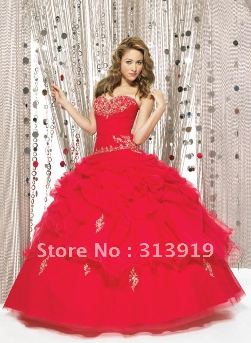 free shipping corset back  sweet sixteen quinceanera dresses 2012