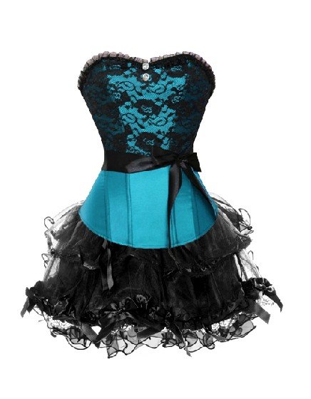 free shipping! corset dress, lace up corset shaper dress S/M/L/XL /XXL