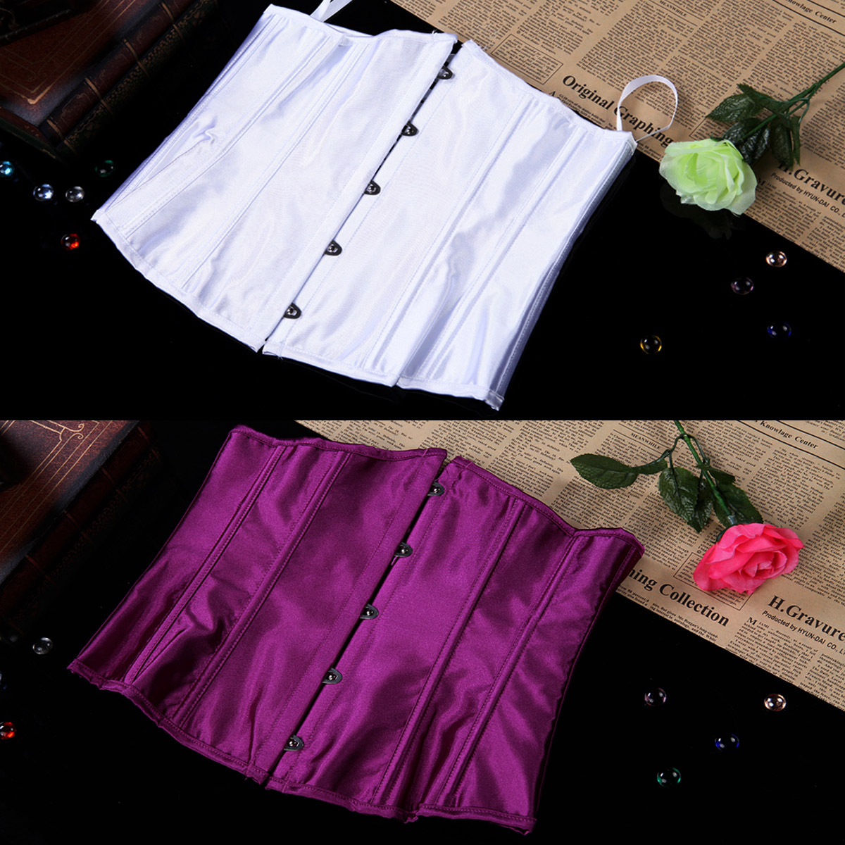 Free Shipping Corset faux silk royal staylace waist girdle thin waist body shaping cummerbund slimming underwear