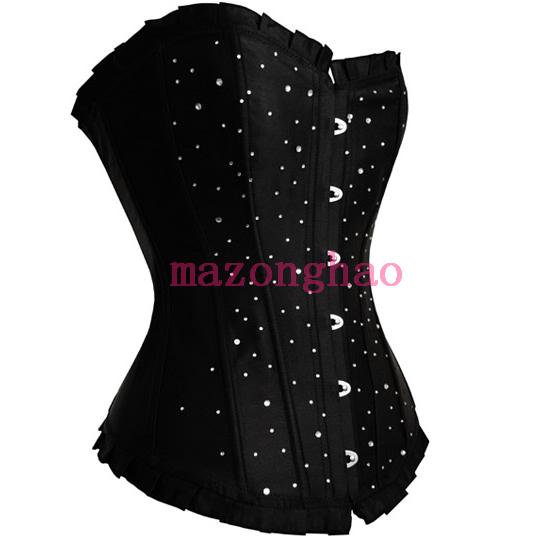Free Shipping Corset temptation with diamond abdomen drawing vest royal shapewear basic shirt