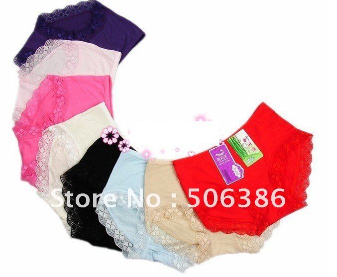 Free shipping cozy bamboo fiber women underwear,cotton underwear,sexy lace underwear,women briefs,women panties,lady underwear