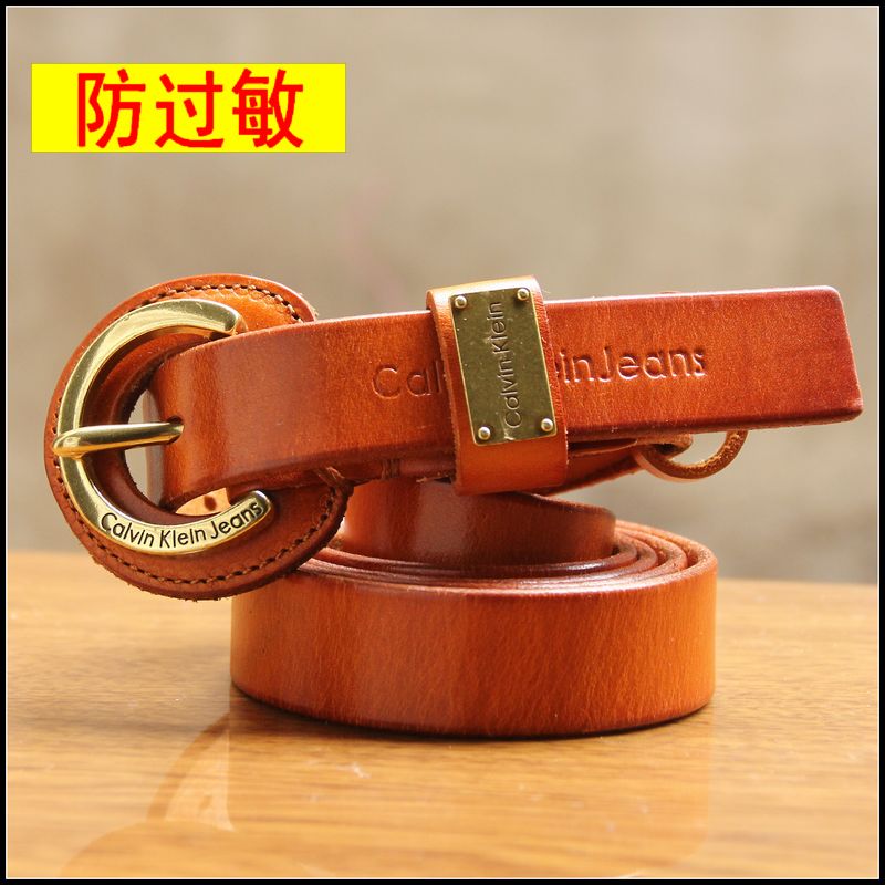 (free shipping CPAM) Anti-allergic strap female genuine leather belt women's strap fashion all-match genuine leather belt