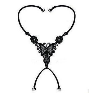 free shipping Cross pectoral girdle cutout bow. invisible shoulder strap bra racerback. butterfly bra belts