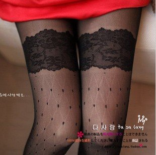 Free shipping Cultivate one's morality carry buttock pantynose silk stockings #C0083