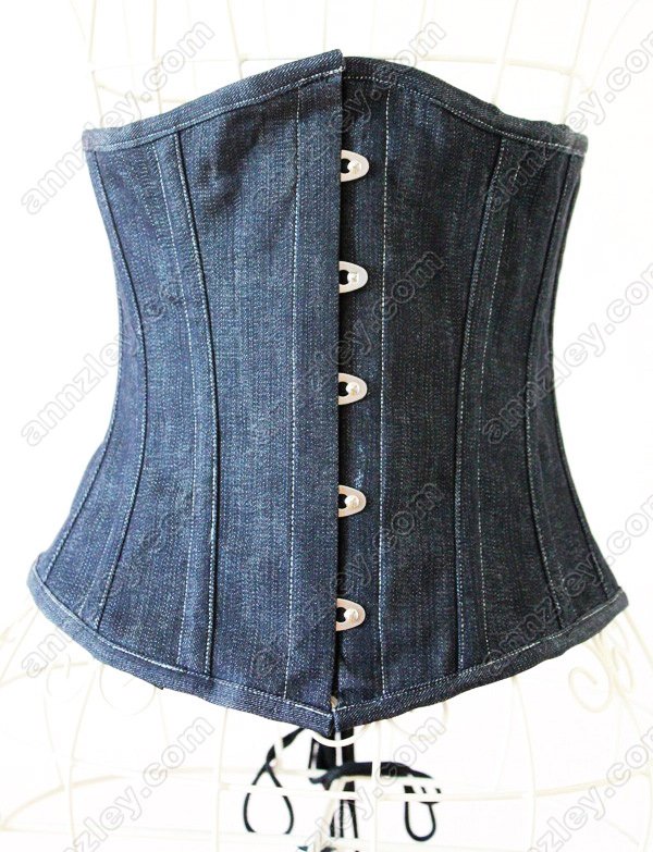 Free Shipping! Custom Classic Jean Underbust Tight Lacing Party Gothic Corset