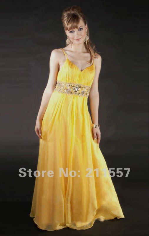 Free Shipping Custom-made Hot sale Designer PD-70 Pleat Beaded   High Quality Chiffon Prom Dresses