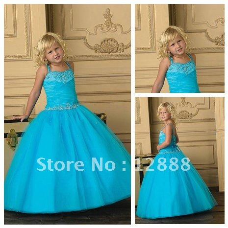 Free Shipping Custom Made Hot Sale the flower girl children-perfect gowns