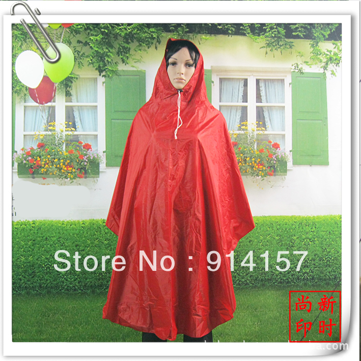 Free shipping! Customize logo ultralarge lose weight raincoat
