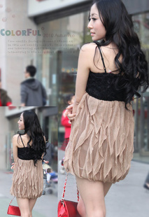 Free shipping cute casual vintage novelty lady dress for women